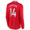 Maglia da Calcio a Maniche Lunghe Manchester United Eriksen 14 Casa 2022-23 per Uomo